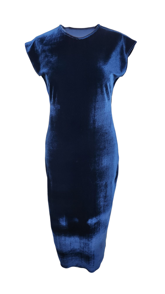 Das blaue Samtkleid